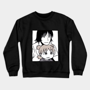 yotsuba and her dad Crewneck Sweatshirt